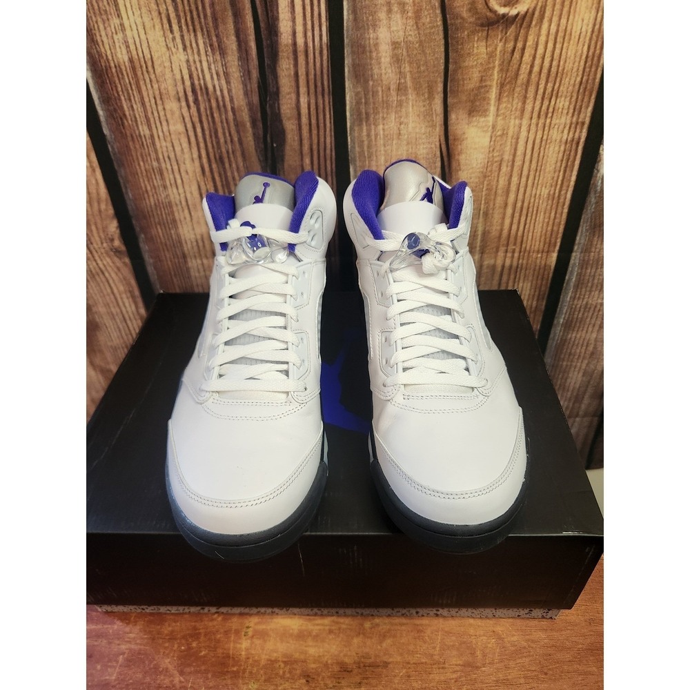 Air Jordan 5 Retro Concord White Black Purple DD0587-141 Men's Shoes Size 11 - Picture 2 of 13